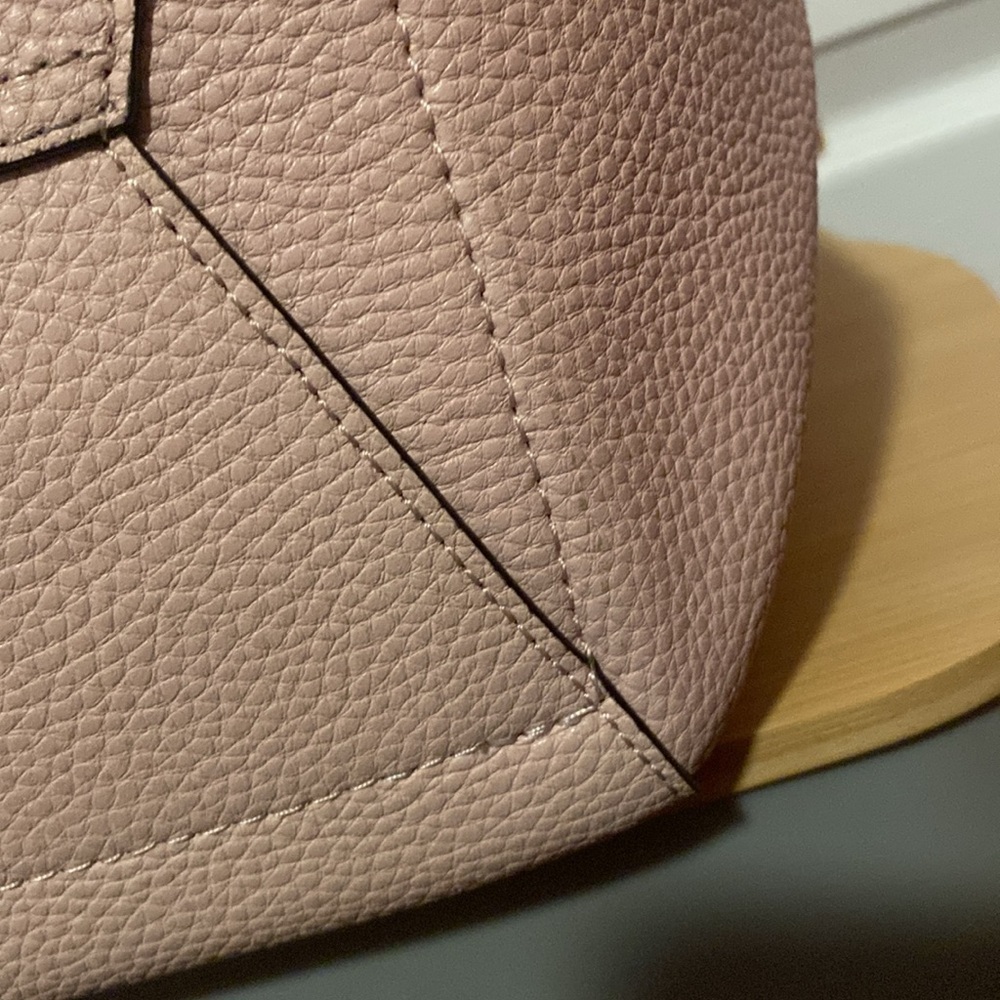 🩷Michael Kors🩷Colorblock💕Pale Pink w/ Dark Mauve💕Large Tote/Like New - Picture 15 of 15